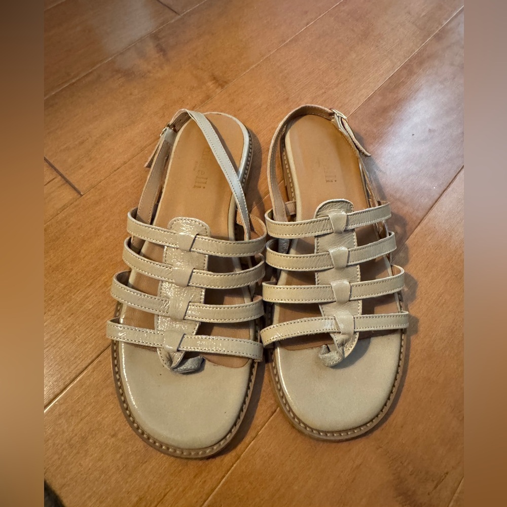 Minelli Light Tan Strappy Sandals